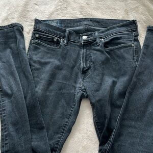Men’s Abercrombie and Fitch Felix Super Slim Denim Jeans Black